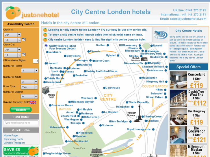 www.citycentrehotelslondon.co.uk