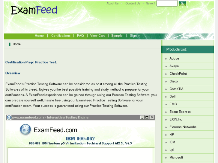 www.examfeed.com