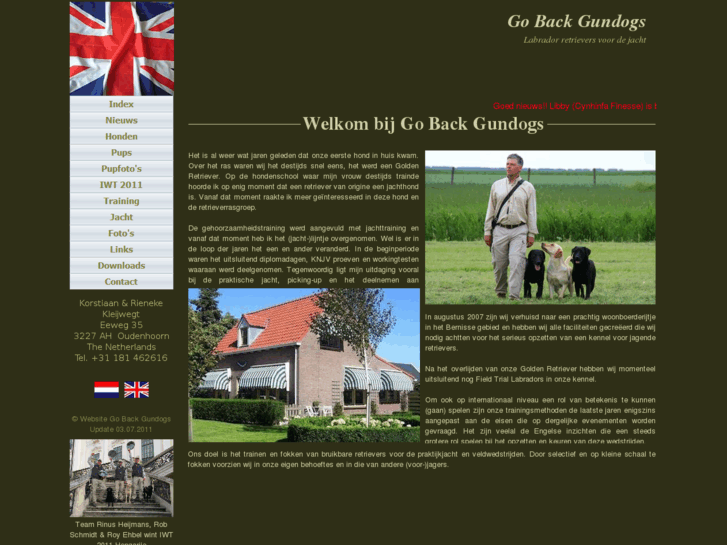 www.gobackgundogs.com