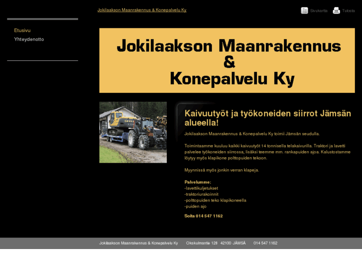 www.jokilaaksonmaanrakennuskonepalvelu.com