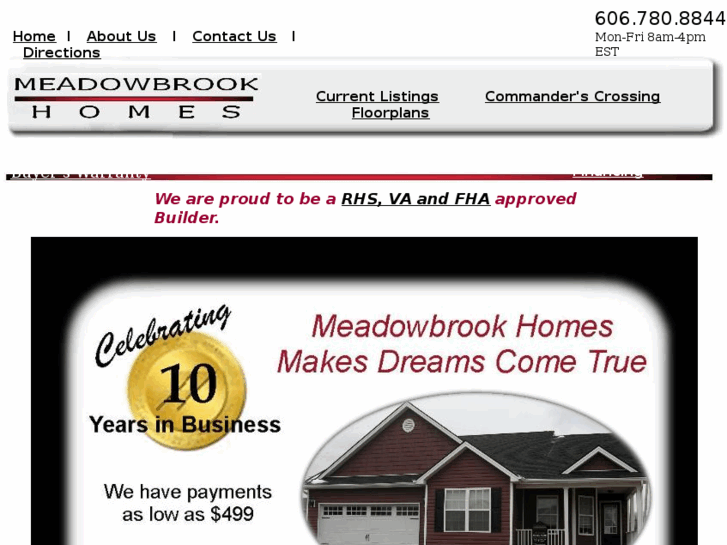 www.meadowbrookhomes.net