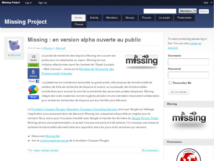 www.missing-project.org