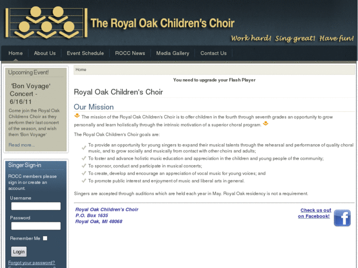 www.royaloakchildrenschoir.com