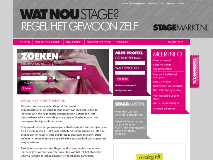 www.stagemarkt.nl