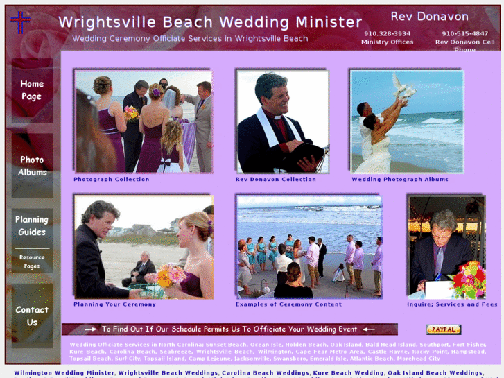 www.wrightsvillebeachweddings.com