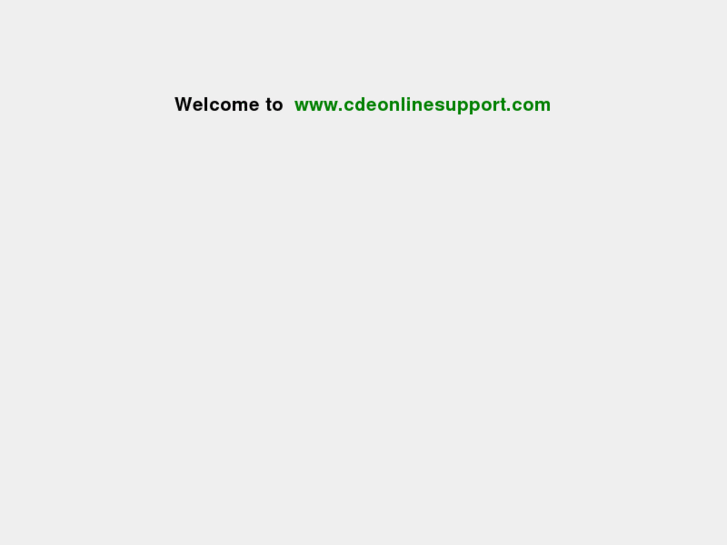 www.cdeonlinesupport.com