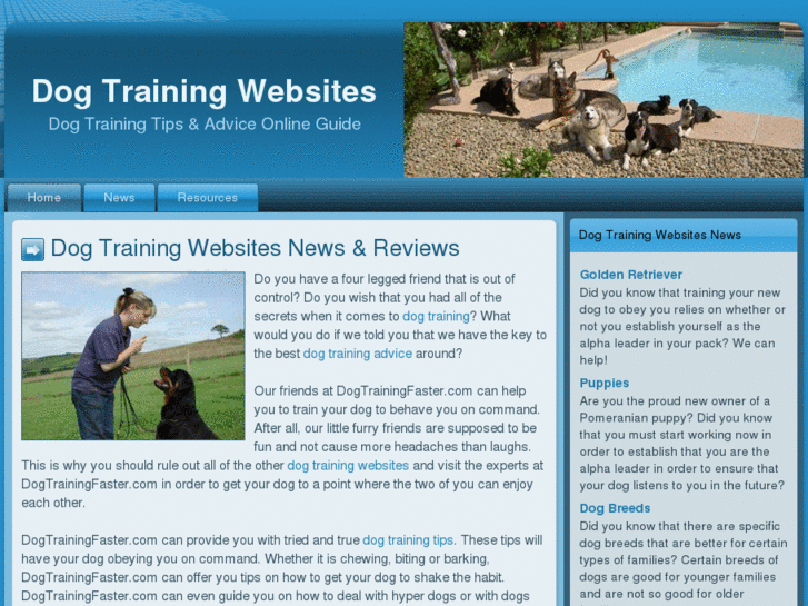 www.dogtrainingwebsites.com