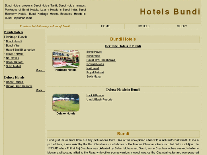 www.hotelsbundi.com