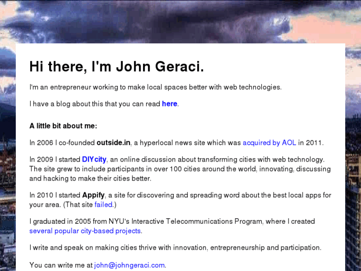 www.johngeraci.com