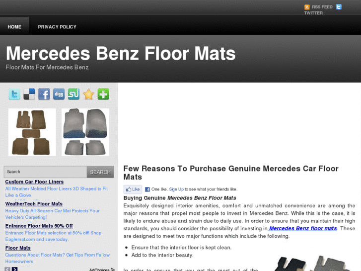 www.mercedesbenzfloormats.com