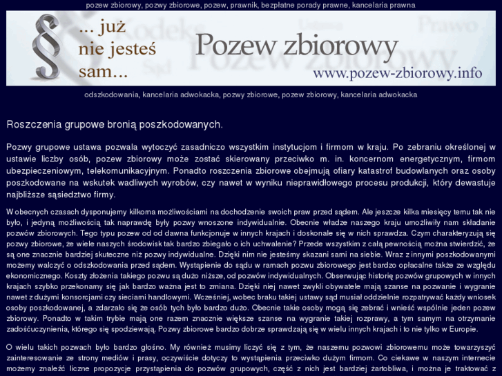 www.pozew-zbiorowy.info