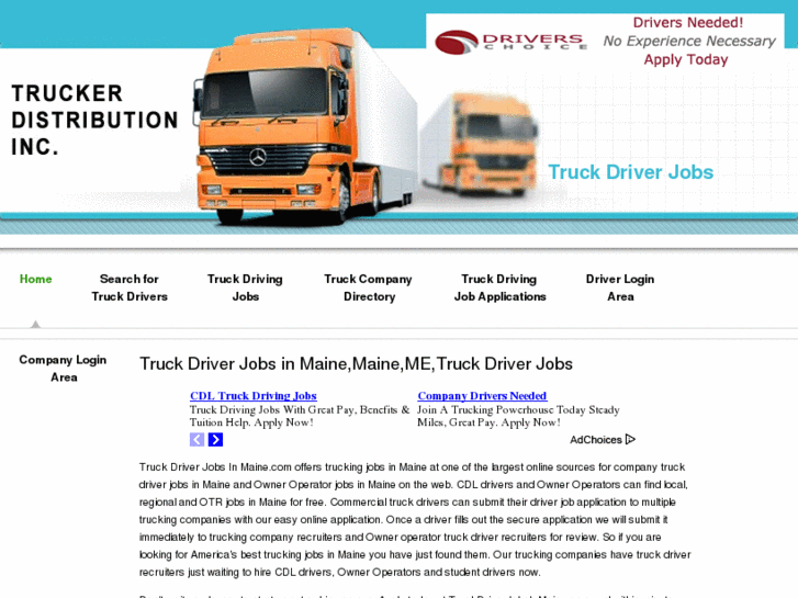 www.truckdriverjobsinmaine.com