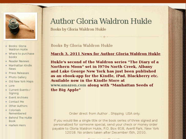 www.authorgloriawaldronhukle.com