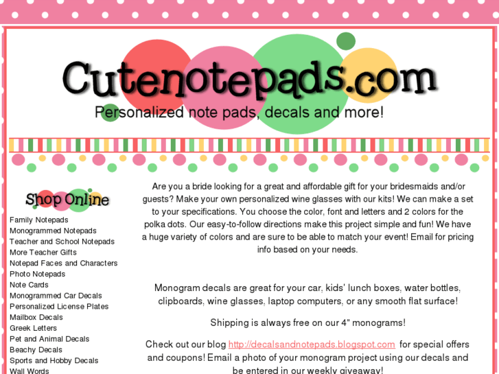 www.cutenotepads.com