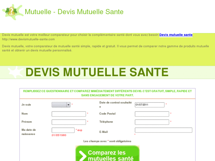 www.devismutuelle-sante.com