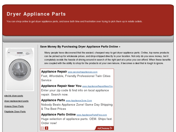 www.dryerapplianceparts.com