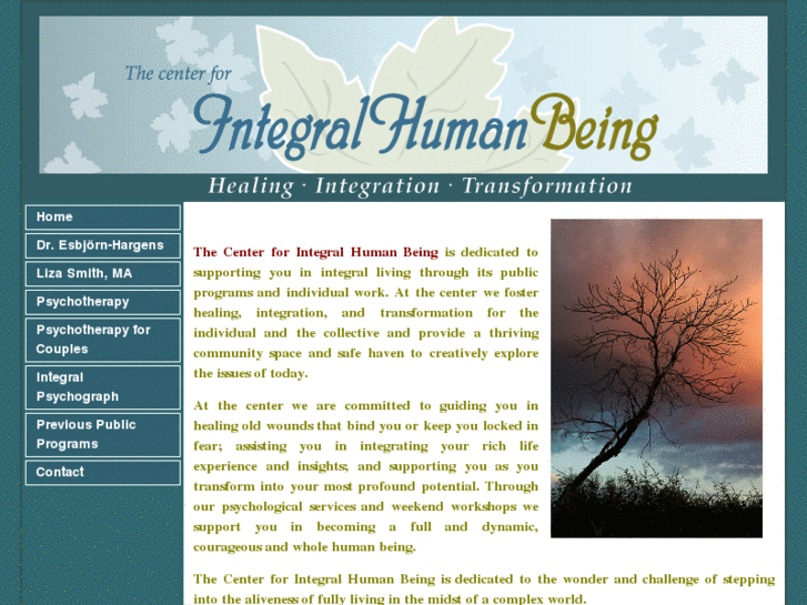 www.integralhumanbeing.com