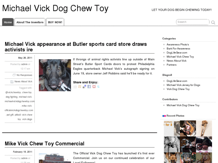 www.michaelvickdogchewtoy.com