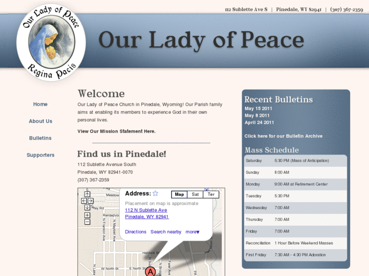 www.ourladyofpeacewy.com