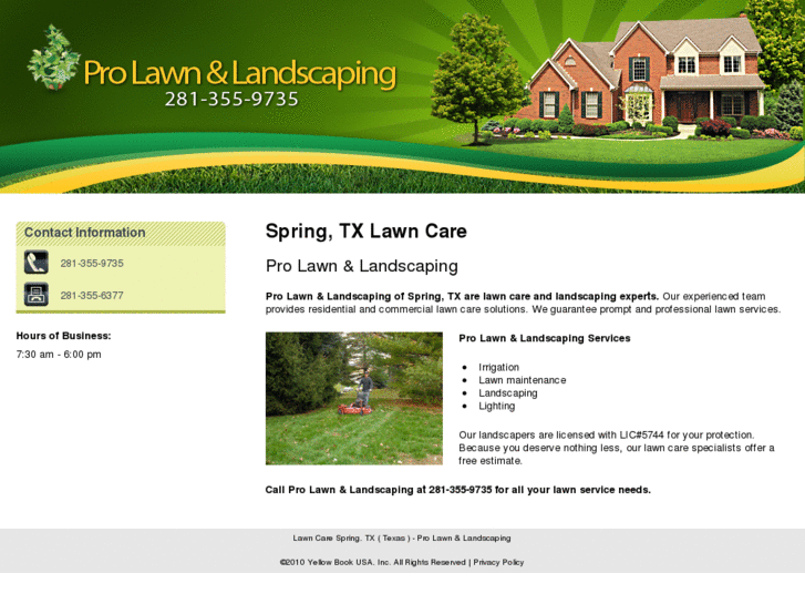 www.prolawnandlandscaping.net