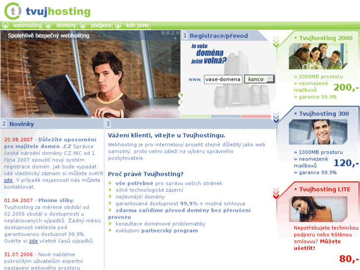 www.tvujhosting.cz