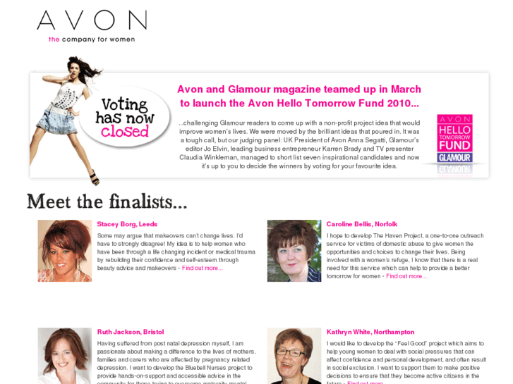 www.avonhellotomorrowfund.com