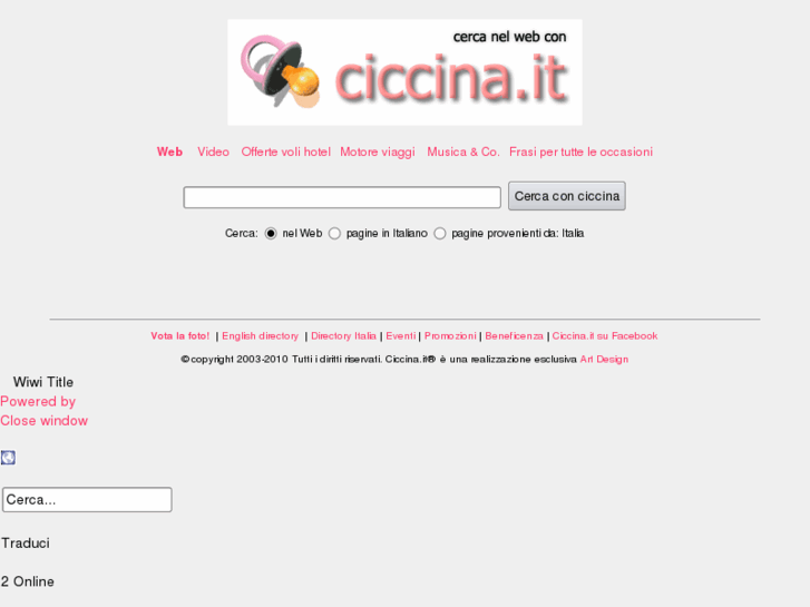 www.ciccina.it