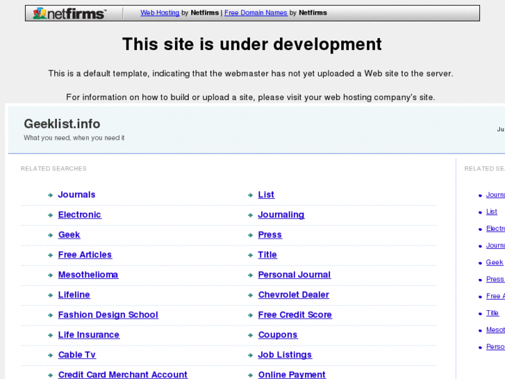 www.geeklist.info