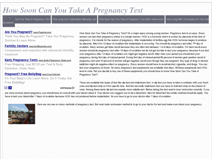 www.howsooncanyoutakeapregnancytest.com