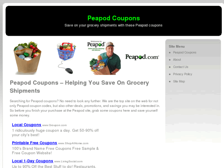 www.peapodcoupons.com