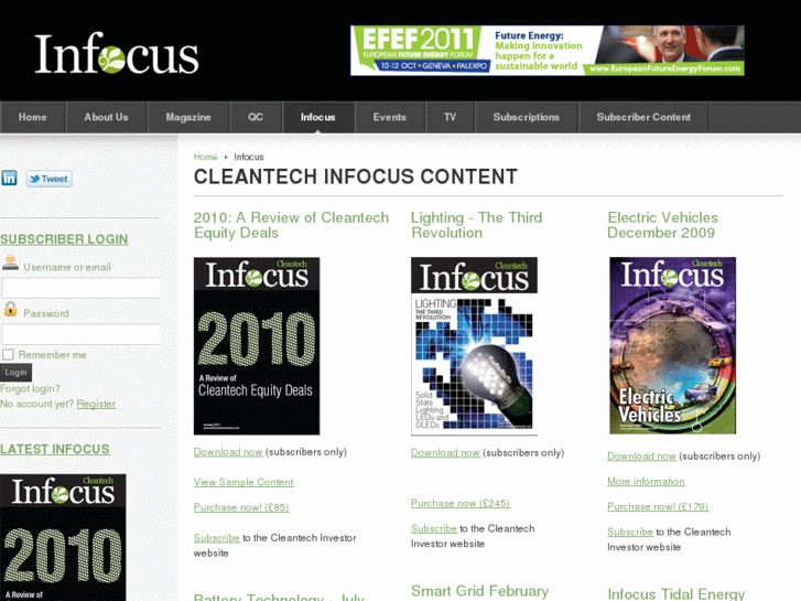 www.cleantechinfocus.com