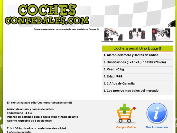 www.cochesconpedales.com