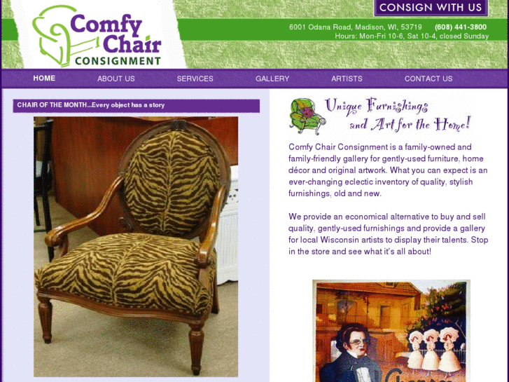 www.comfychairconsignment.com
