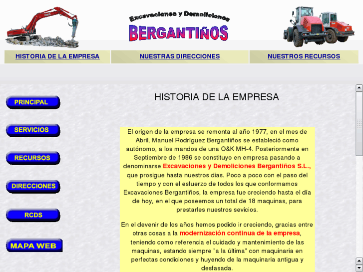 www.excavacionesbergantinos.com