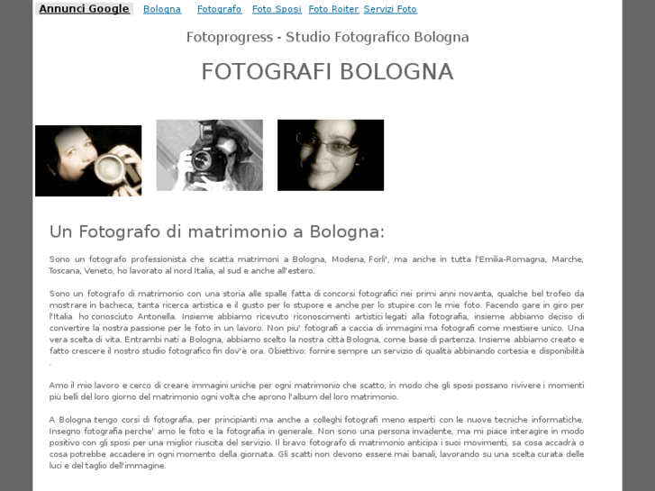 www.fotografibologna.it