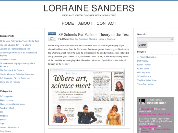 www.lorrainesanders.com