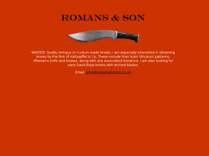 www.romansandson.co.uk