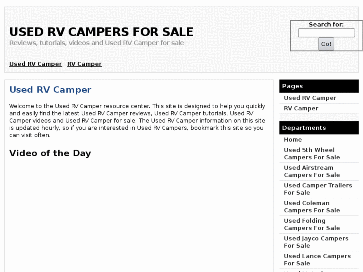 www.usedrvcampersforsale.com