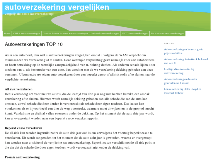 www.vergelijkenautoverzekering.org