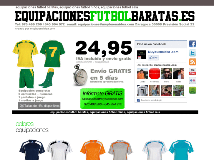 www.equipacionesfutbolbaratas.es