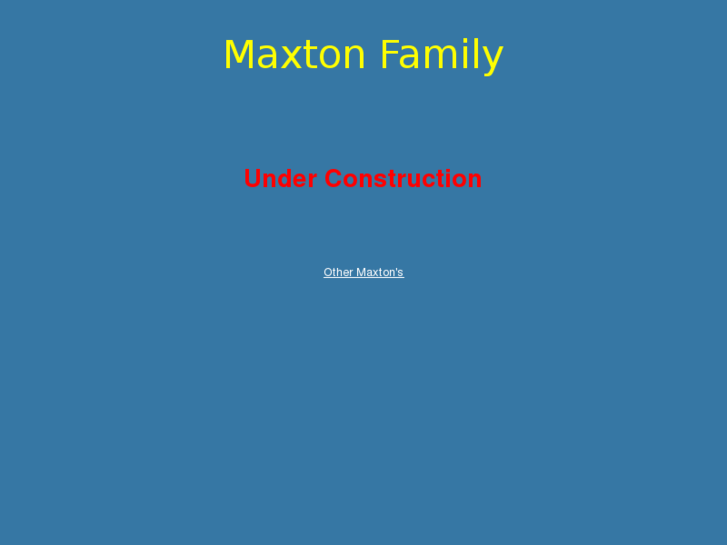 www.maxtonfamily.com