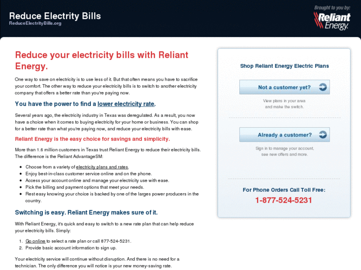 www.reduceelectricitybills.org
