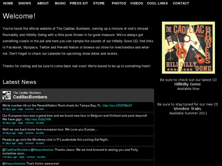 www.thecadillacbombers.com