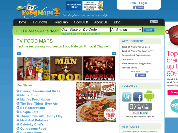 www.tvfoodmaps.com