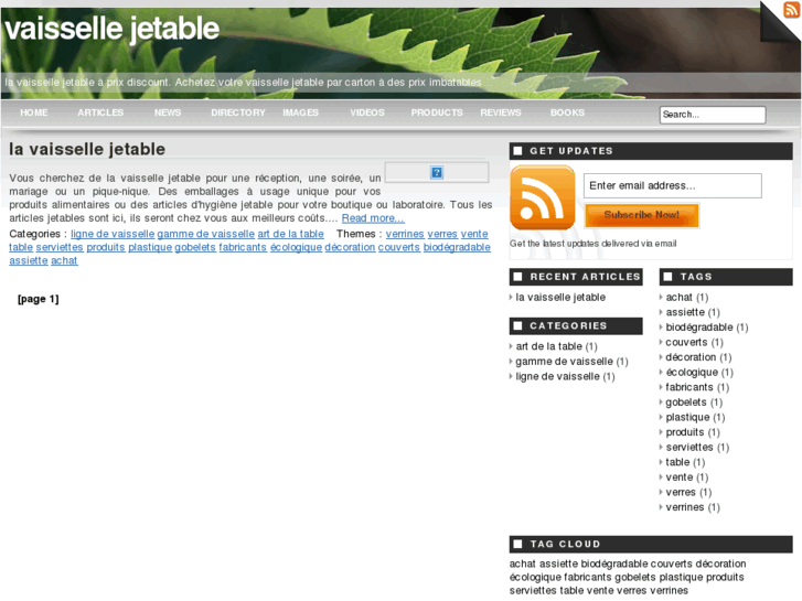 www.vaissellejetable.info