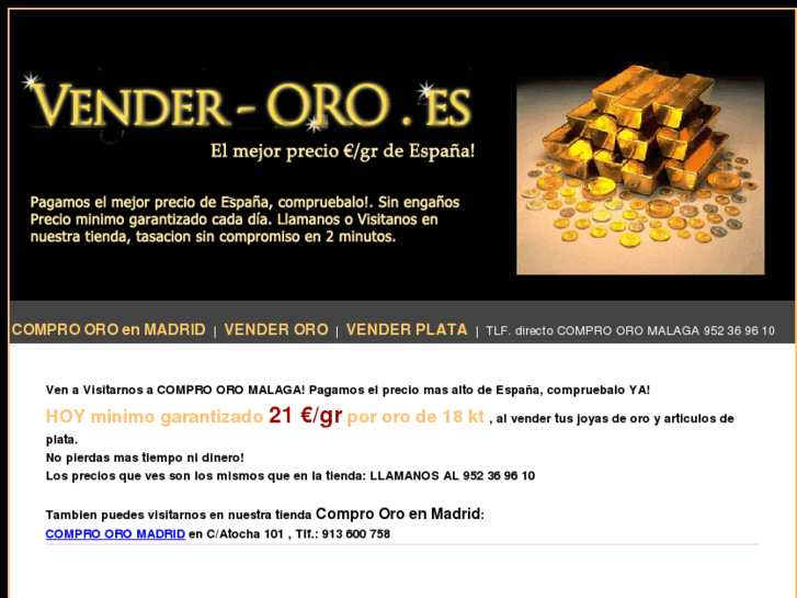 www.vender-oro.es