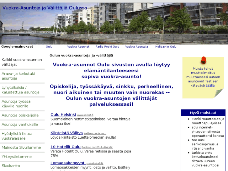 www.vuokra-asunnot-oulu.com