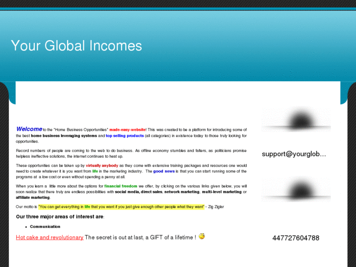 www.yourglobalincomes.com