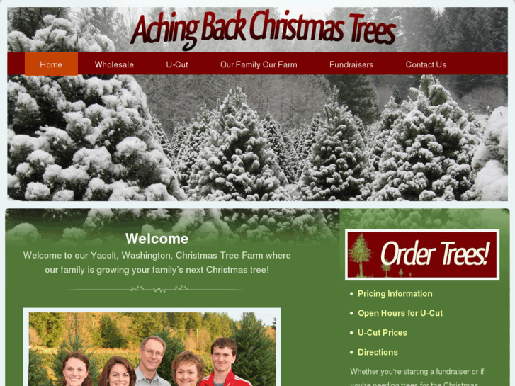 www.achingbackchristmastrees.com