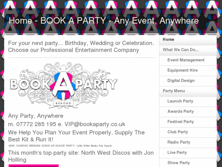 www.bookaparty.co.uk